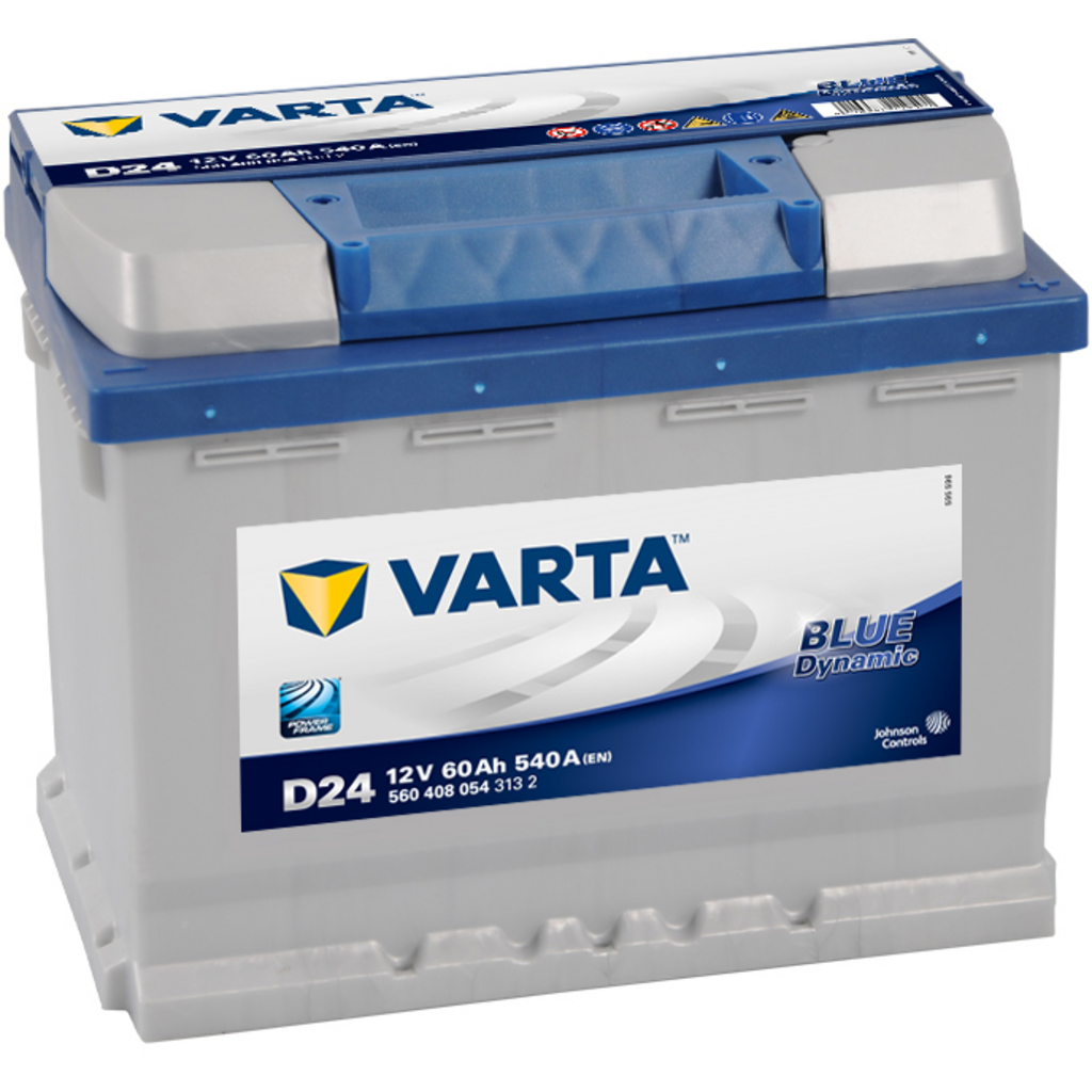 D24_VARTA Batería Varta D24 Blue Dynamic. 12V - 60Ah/540A (EN) 560 408 054 313 2 Caja L2