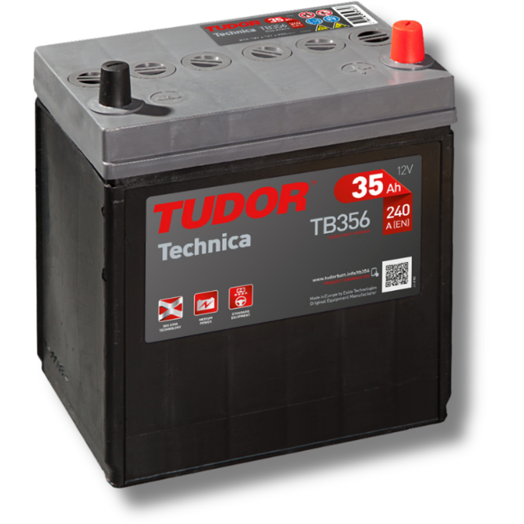 Batería Tudor Technica TB356A 12V 35Ah 240A
