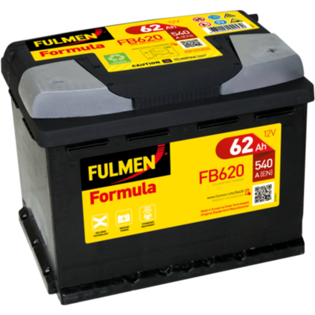 FB620_FULMEN Batería Fulmen FB620 Formula. 12V - 62Ah/540A (EN) Caja L2