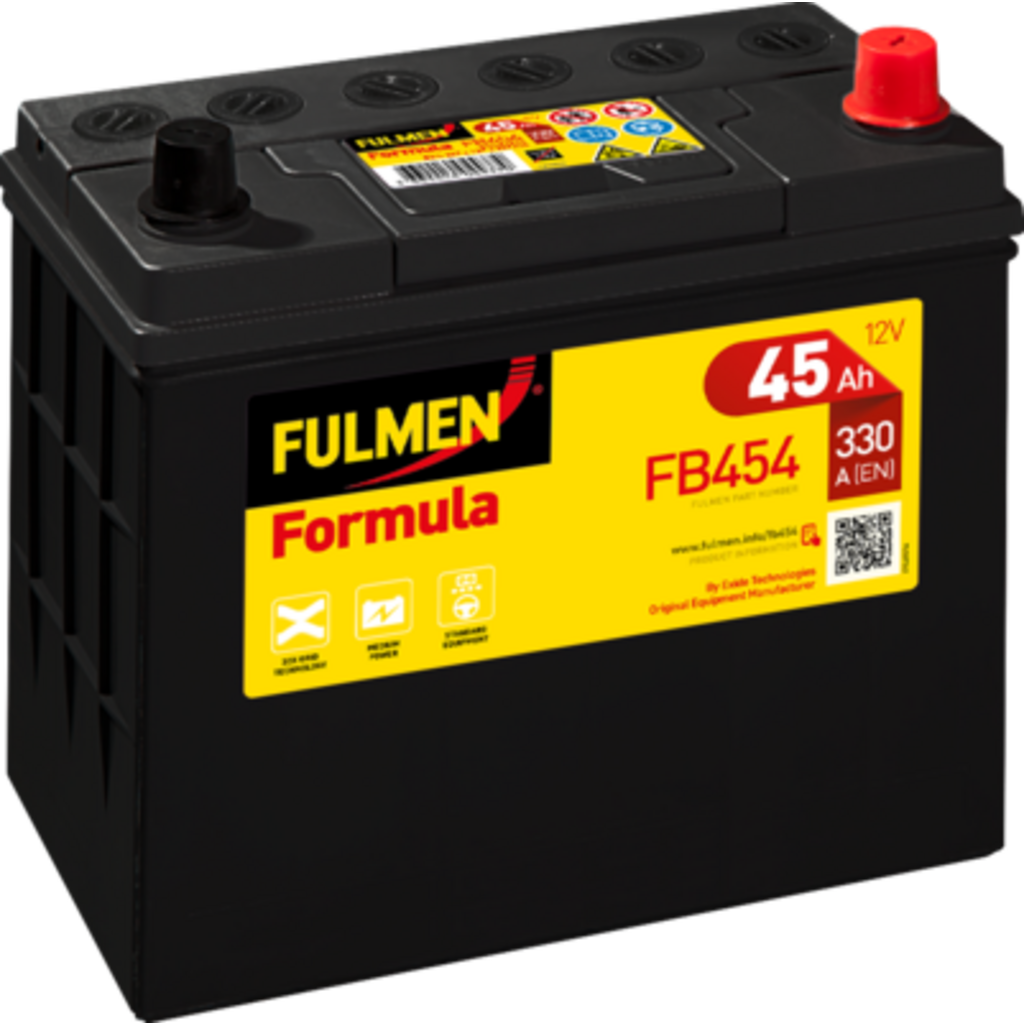 FB454_FULMEN Batería Fulmen FB454. 12V - 45Ah/330A (EN) Caja B24