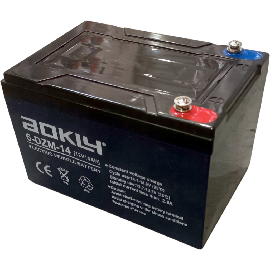 Batería Aokly 6DZM14 Agm Vrla Battery. Tecnología AGM. 12V - 14Ah (151x98x95mm)