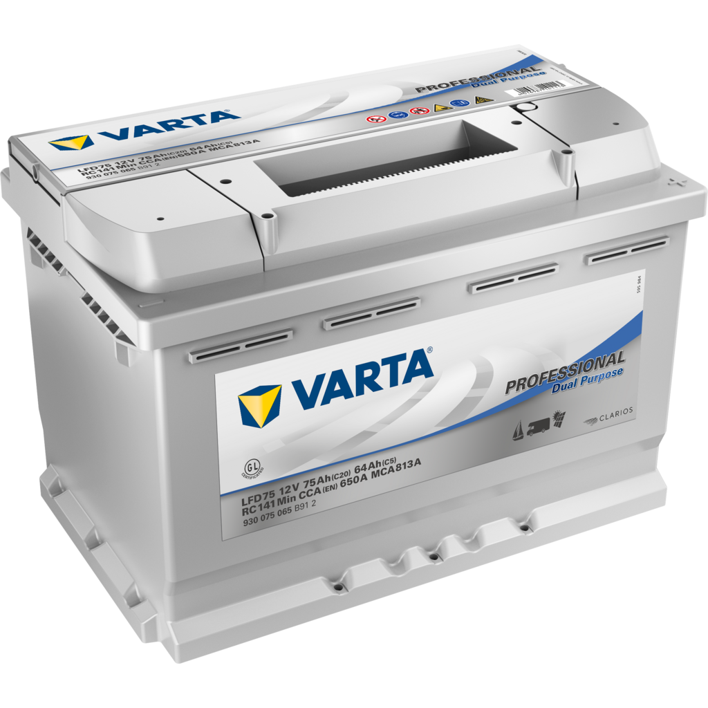 LFD75_VARTA Batería Varta LFD75 Professional Dual Purpose. 12V - 75Ah/650A (EN) Caja L3