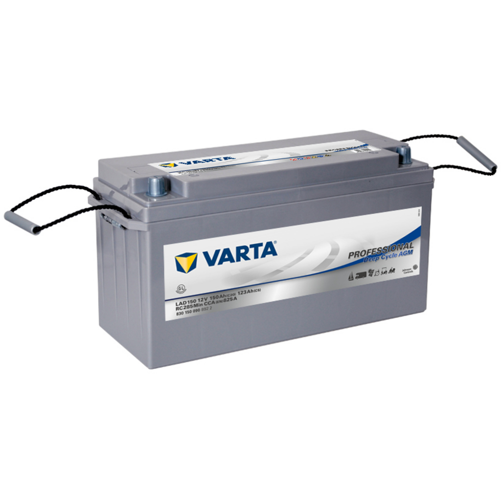 LAD150_VARTA Batería Varta LAD150 Professional Dual Purpose. 12V - 150Ah 830 150 090 B92 2 (484x171x241mm)