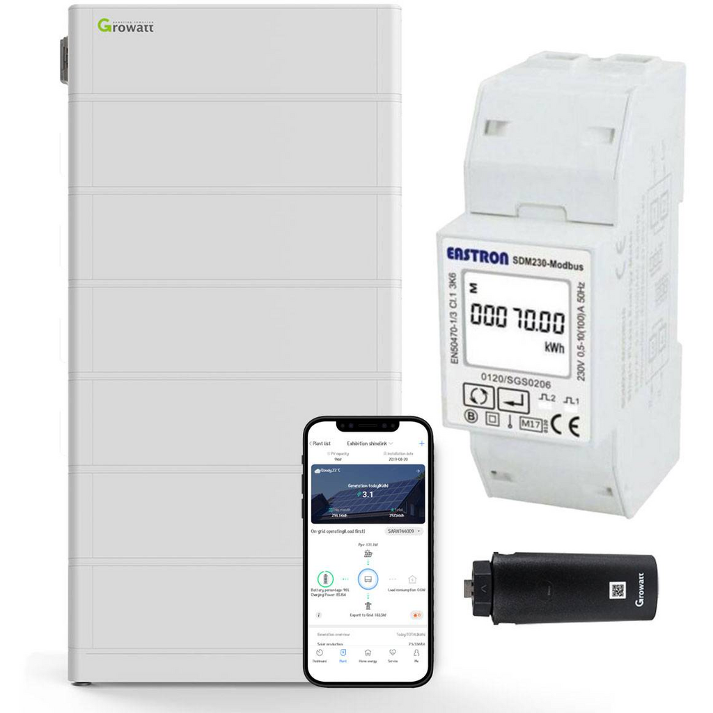 ARK153-XH_GW Batería solar Growatt ARK 15.3 kWh de alto voltaje para Growatt MIN XH