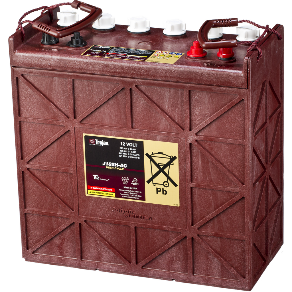 J185H-AC_TROJAN Batería Trojan J185H-AC 12 Volt Deep-Cycle. 12V - 225Ah (380x176x374mm)