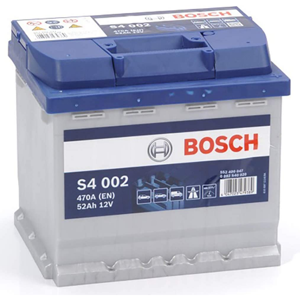 S4002_BOSCH Batería Bosch S4002 S4. 12V - 52Ah/470A (EN) Caja L1