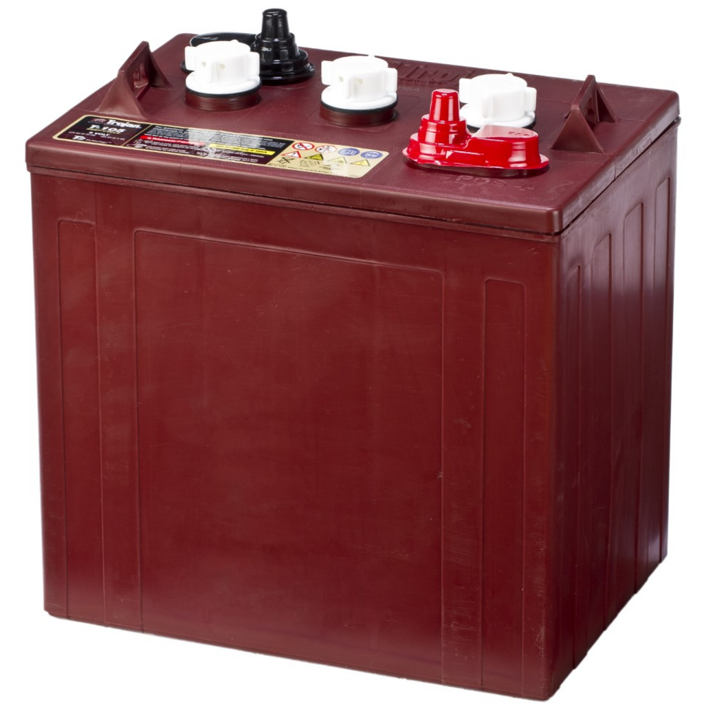 T-105_TROJAN Batería Trojan T-105 6 Volt Deep-Cycle. 6V - 225Ah (262x181x281mm)