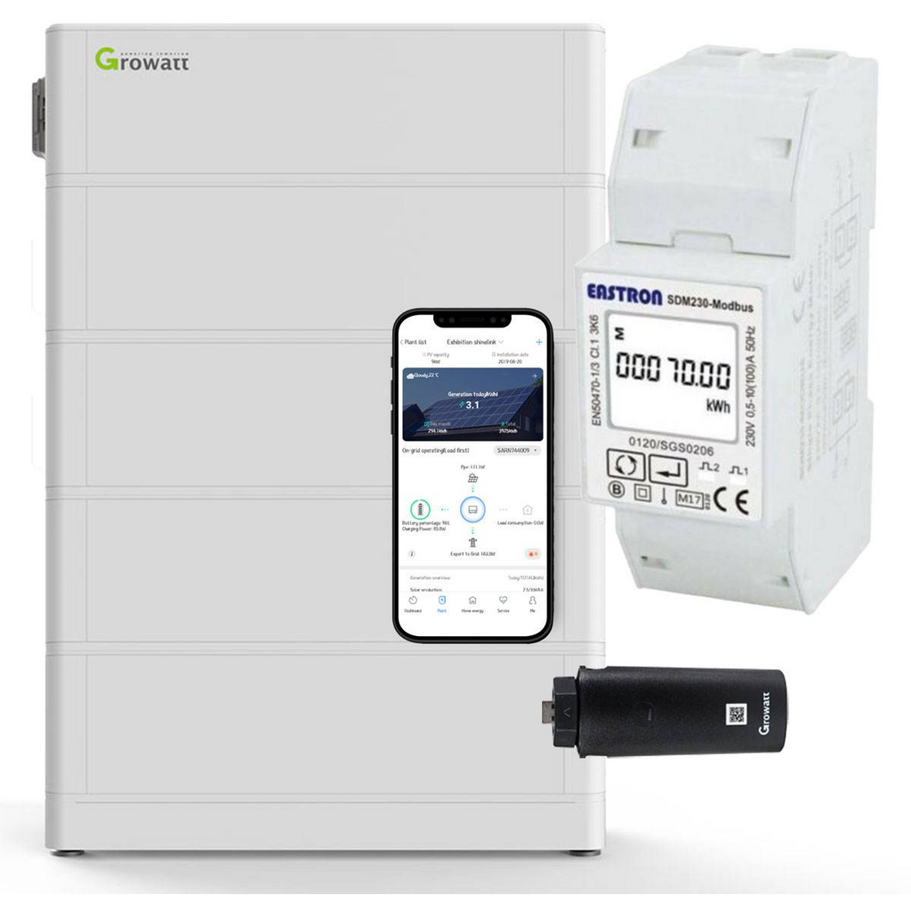 ARK102-XH_GW Kit batería solar Growatt ARK 10.2kWh para inversor Growatt serie MIN XH