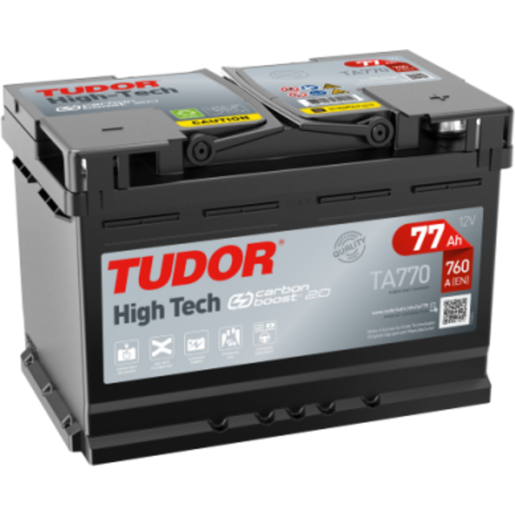 TA770_TUDOR Batería Tudor TA770 High-Tech. 12V - 77Ah/760A (EN) Caja L3