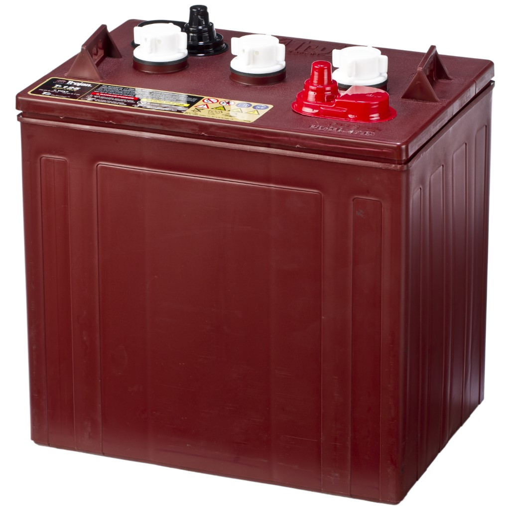 T-125_TROJAN Batería Trojan T-125 6 Volt Deep-Cycle. 6V - 240Ah Caja GC2 (262x181x281mm)