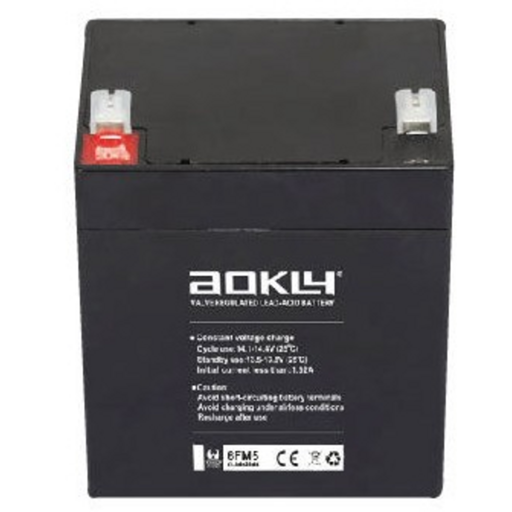 Batería Aokly 6FM5-F1 Agm Vrla Battery. 12V - 5Ah (90x70x102mm)