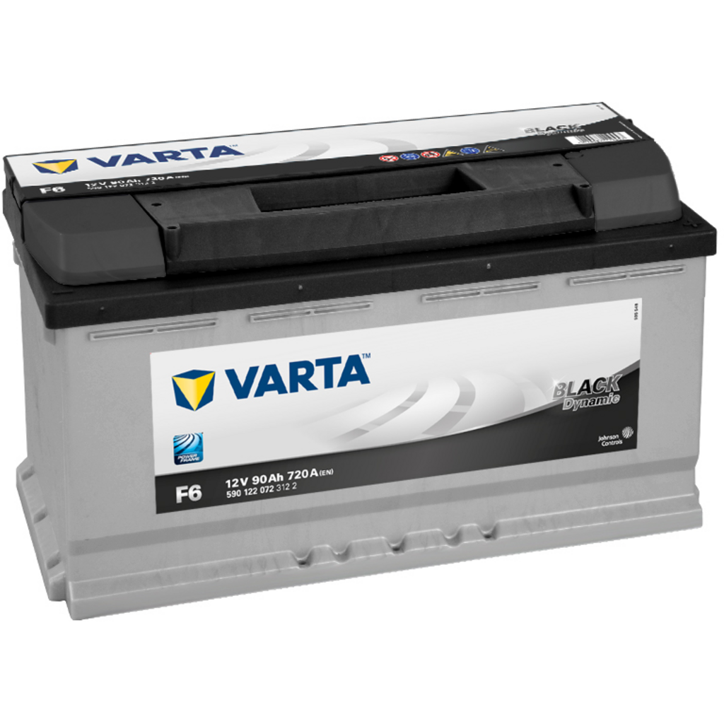 F6_VARTA Batería Varta F6 Black Dynamic. 12V - 90Ah/720A (EN) 590 122 072 312 2 Caja L5