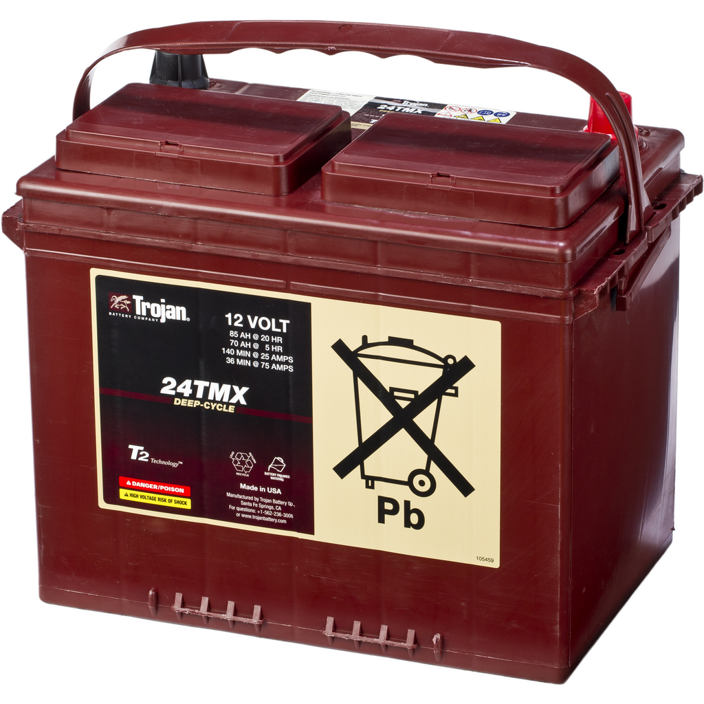 24-TMX_TROJAN Batería Trojan 24-TMX 12 Volt Deep-Cycle. 12V - 85Ah/440A (EN) (277x168x235mm)