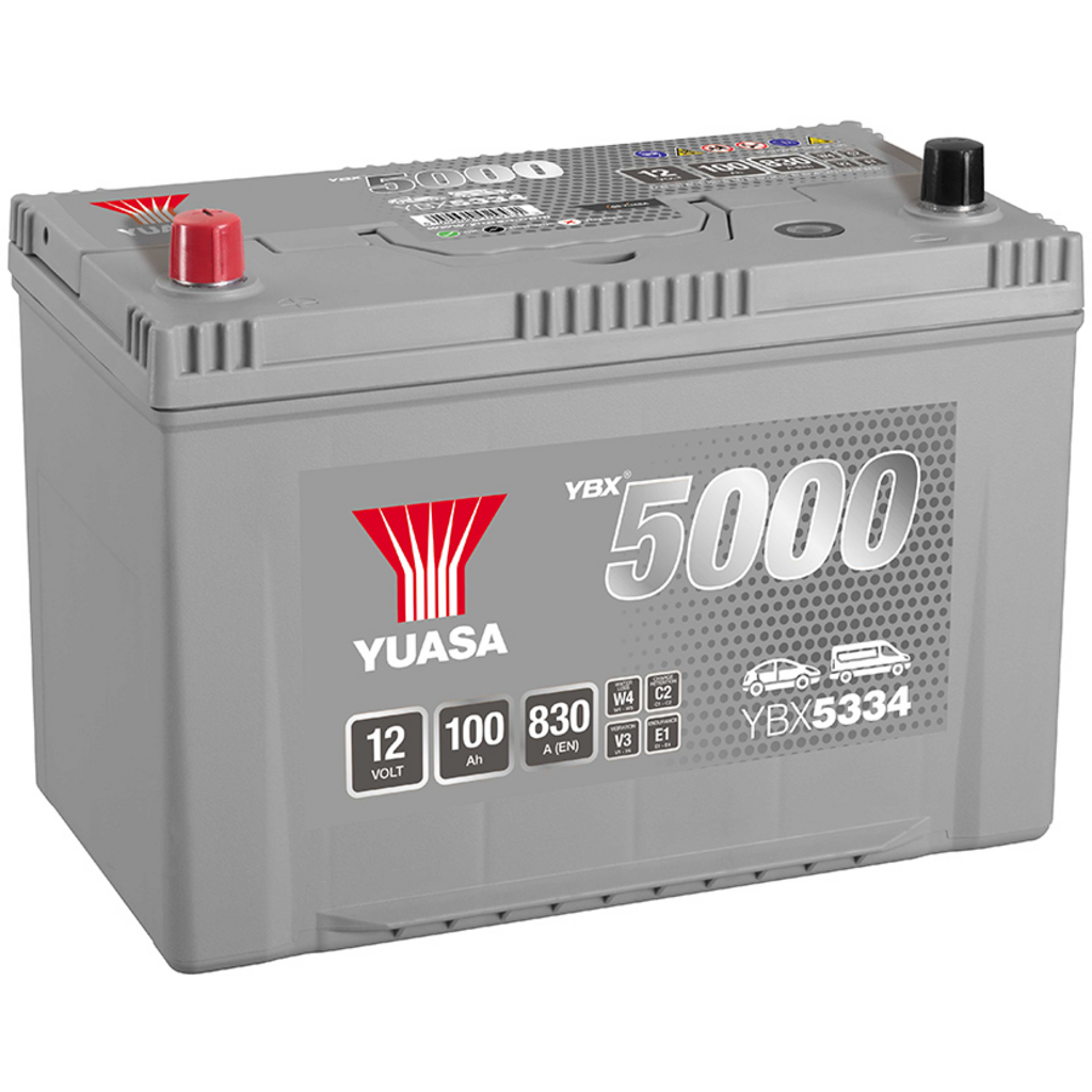 YBX5334_YUASA Batería Yuasa YBX5334 Silver High Performance Smf. 12V - 95Ah/830A (EN) Caja D31