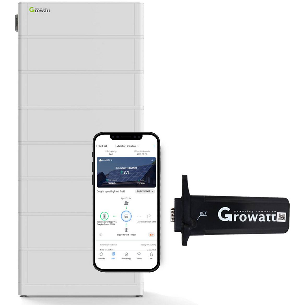 Kit batería solar Growatt ARK 17.9 kWh para inversor Growatt SPH serie TL3-BH-UP