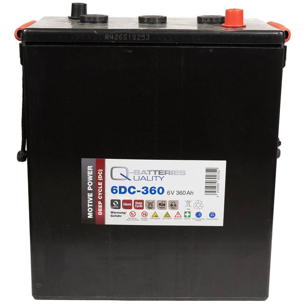 6DC-360_QBATT Batería Qbatteries 6DC-360 Deep Cycle Battery. 6V - 360Ah