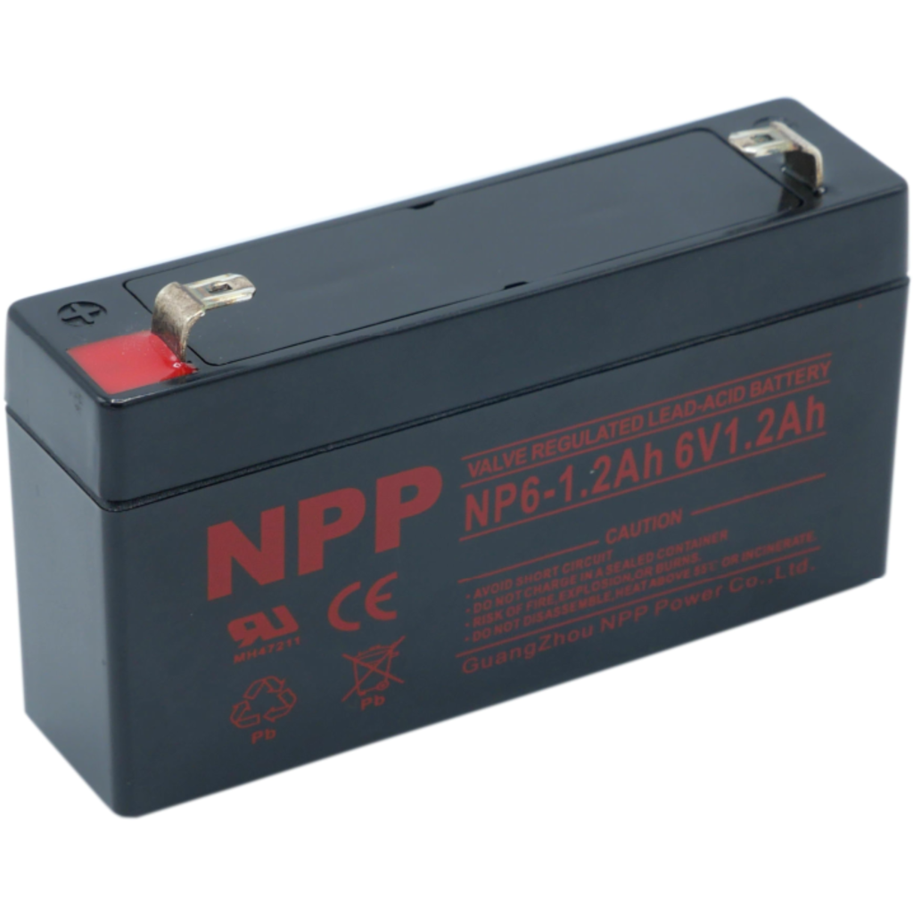 NP6-1,2AHT1_NPP Batería Npp Power NP6-1.2AHT1. 6V - 1,2Ah (98x25x52mm)
