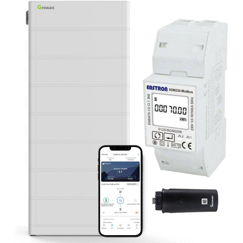 Kit batería solar Growatt ARK 17.9kWh para inversor Growatt MIN XH series