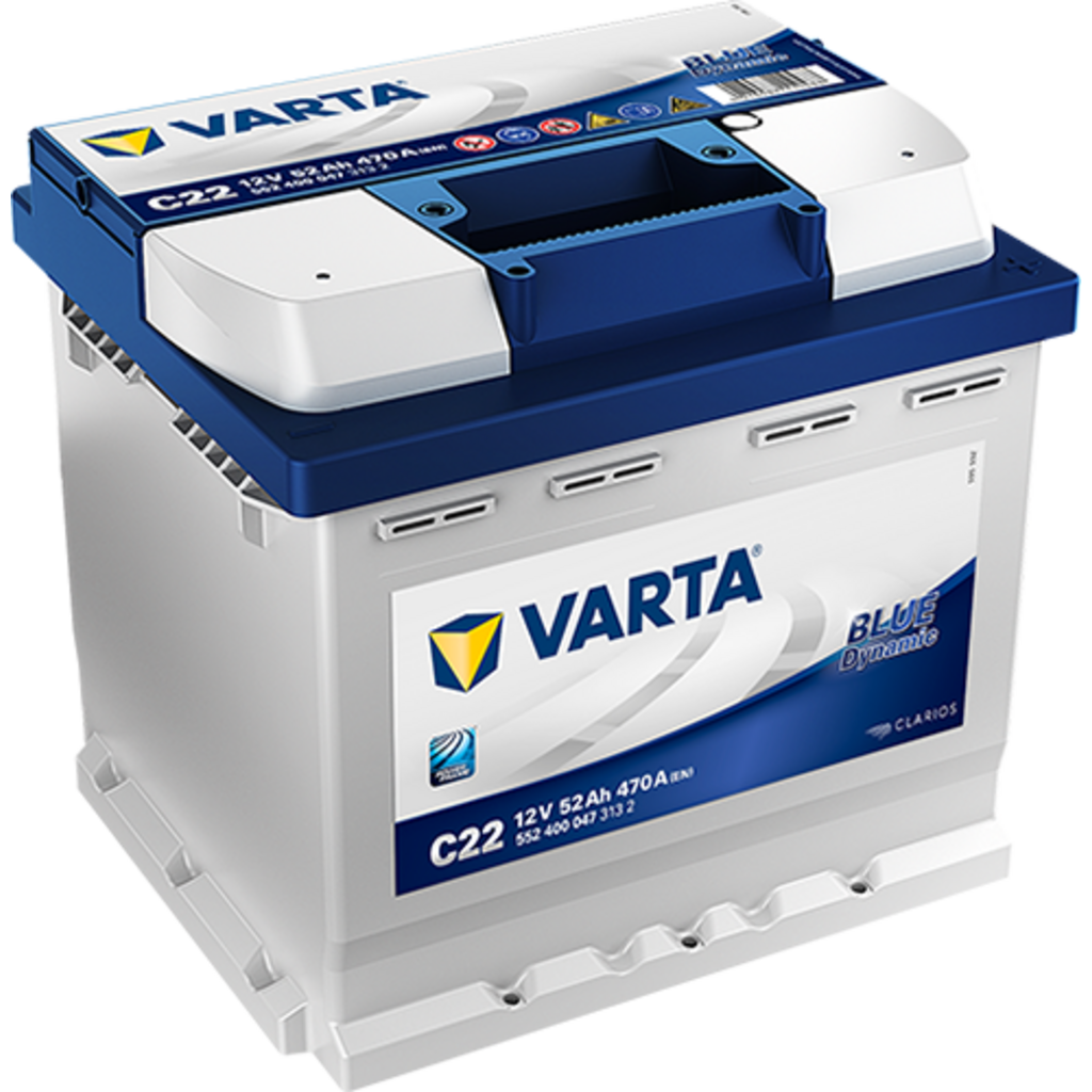 C22_VARTA Batería Varta C22 Blue Dynamic. 12V - 52Ah/470A (EN) 552 400 047 313 2 Caja L1
