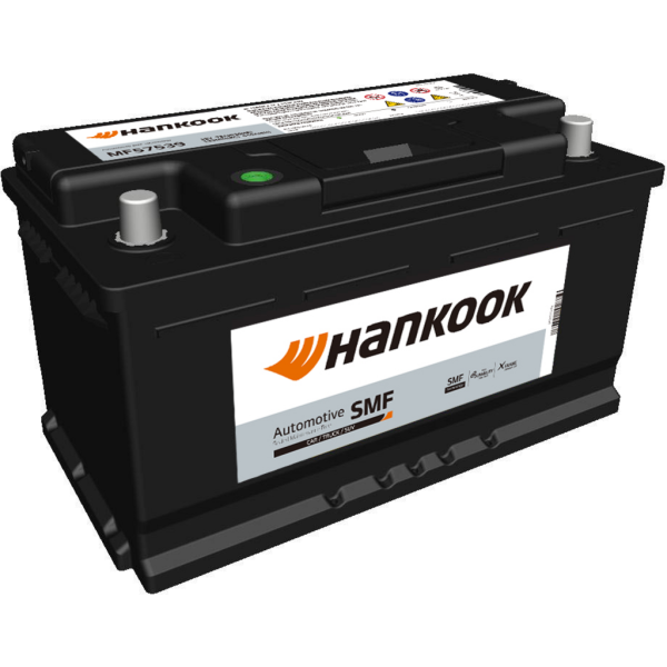 Batería Hankook MF57539 . 12V - 75Ah/640A (EN) Caja LB4 (315x174x175mm)