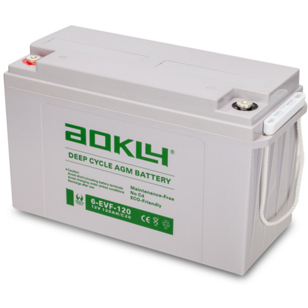 Batería Aokly 6EVF120 Agm Vrla Battery. Tecnología AGM. 12V - 175Ah (370x170x200mm)