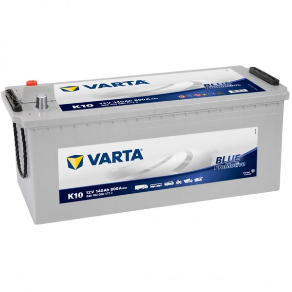 Batería Varta K10 Promotive Blue. 12V - 140Ah/800A (EN) Caja A (513x189x223mm)