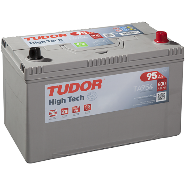 Batería Tudor TA954 High-Tech. 12V - 95Ah/800A (EN) Caja D31