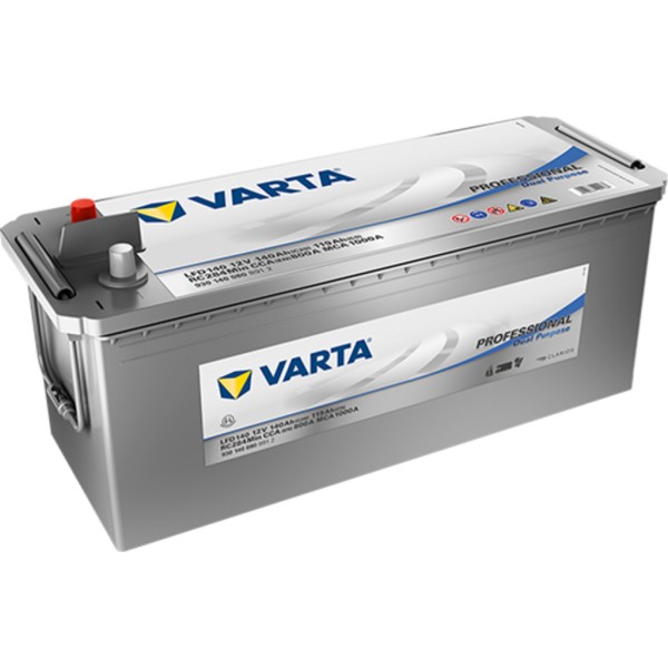 Batería Varta LFD140 Professional Dual Purpose. 12V - 129Ah Caja A (513x189x223mm)