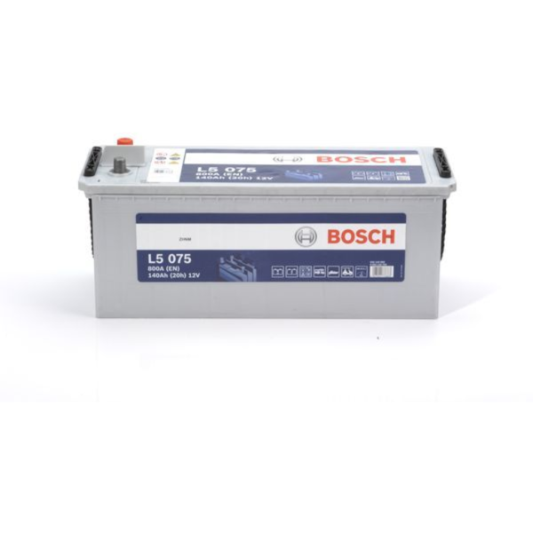 Batería Bosch L5075 L5. 12V - 140Ah/800A (EN) Caja A