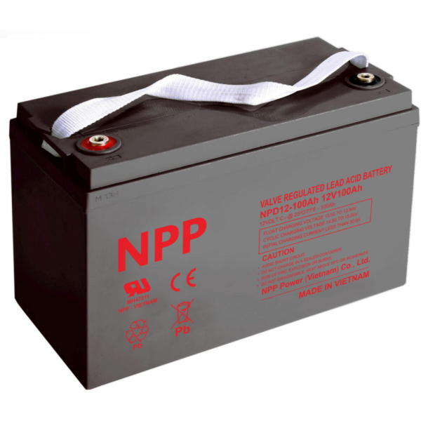 Batería Npp Power NPD12-100AHT16. 12V - 100Ah (330x171x214mm)