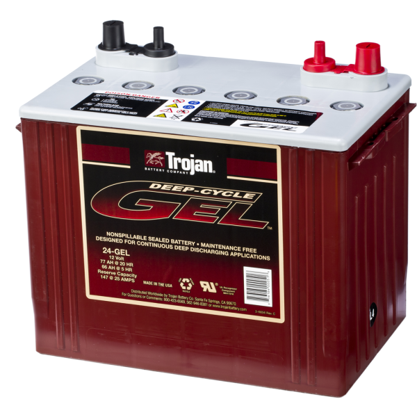 Batería Trojan 24-GEL Deep-Cycle Gel Batteries. 12V - 77Ah/330A (EN) (277x168x235mm)