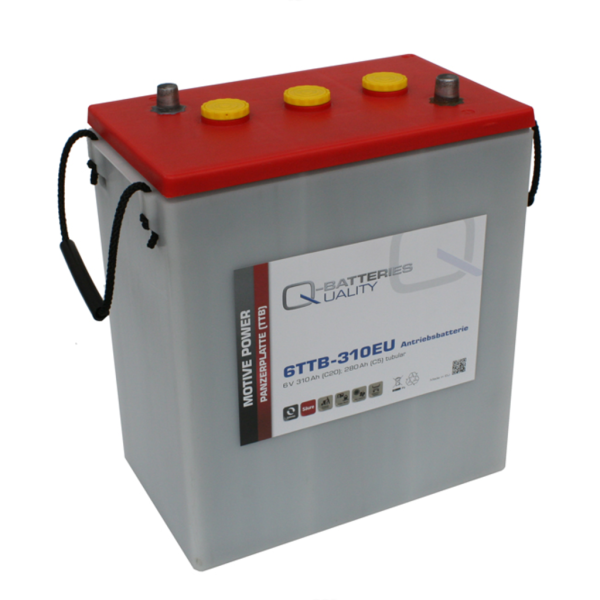 Batería Qbatteries 6TTB-310eu Tubular Plate Battery. 6V - 310Ah (311x181x360mm)