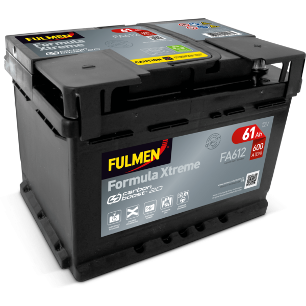 Batería Fulmen FA612 Formula Xtreme. 12V - 61Ah/600A (EN) Caja LB2