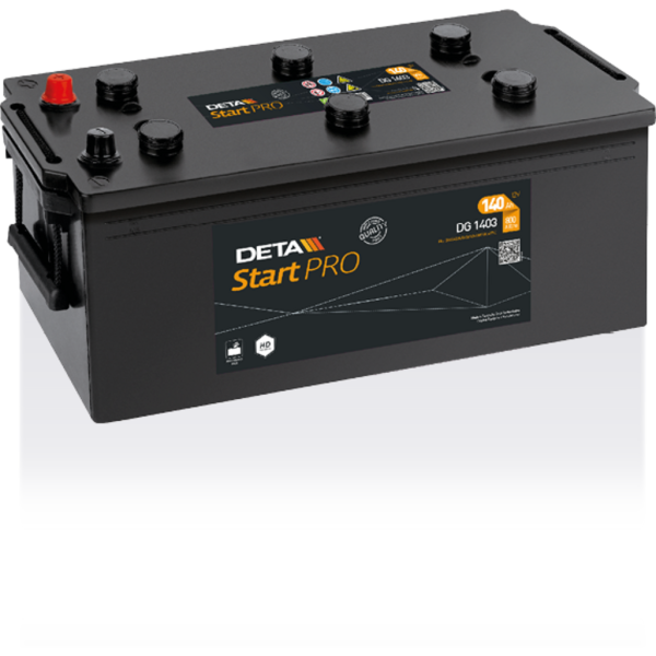 Batería Deta DG1403 Start Pro. 12V - 140Ah/800A (EN) Caja A