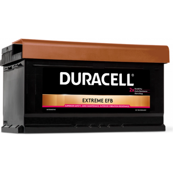 Batería Duracell DE75EFB Extreme Efb. 12V - 75Ah/730A (EN) Caja LB4