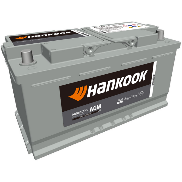 Batería Hankook AGM59520. Tecnología AGM. 12V - 95Ah/850A (EN) Caja L5