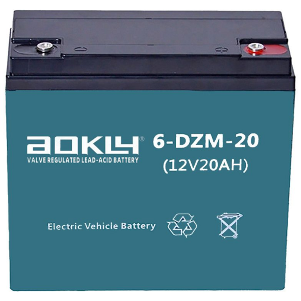 Batería Aokly 6DZM20 Agm Vrla Battery. Tecnología AGM. 12V - 20Ah (182x76x170mm)