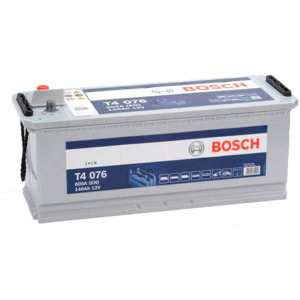 Batería Bosch T4076 T4. 12V - 140Ah/800A (EN) Caja A (513x189x223mm)