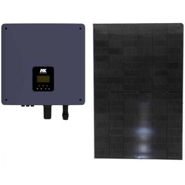 Kit solar a-Tronix 3.0kWp con paneles solares de doble vidrio sin almacenamiento