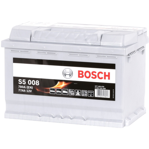 Batería Bosch S5008 S5. 12V - 77Ah/780A (EN) Caja L3