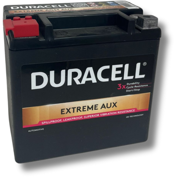 Batería Duracell DEAUX14AGM Extreme Agm Back Up. 12V - 12Ah/200A (EN) (150x88x145mm)