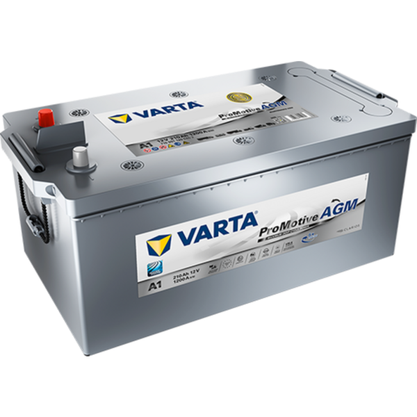 Batería Varta A1 Promotive Agm. 12V - 210Ah/1200A (EN) 710 901 120 E65 2 Caja C