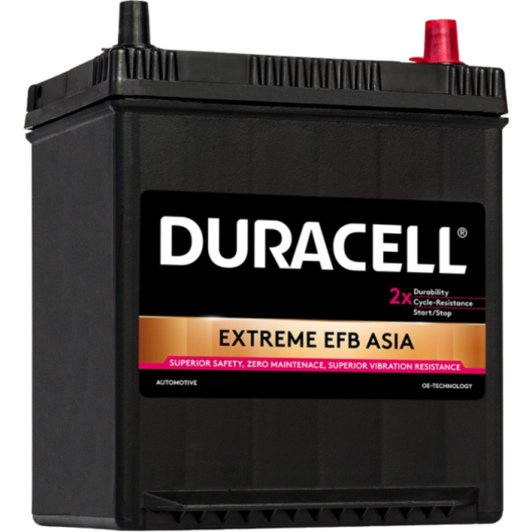 Batería Duracell DE38EFBASIA Extreme Efb. 12V - 38Ah/400A (EN) (187x127x24mm)