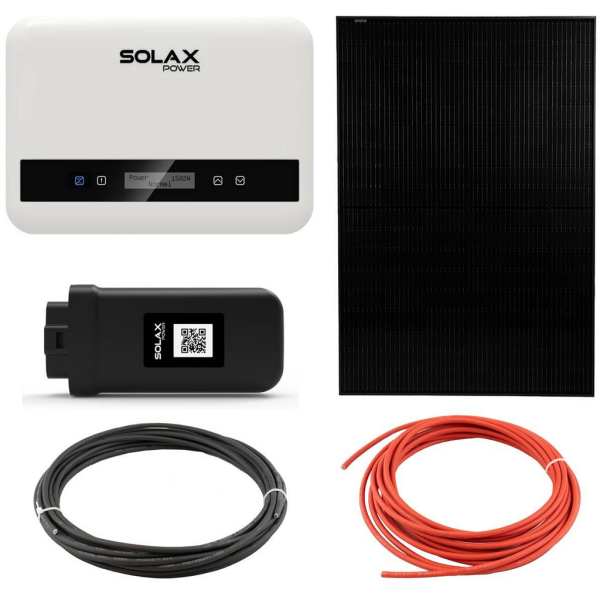 Kit solar balcón SolaX X1-Mini G4 800W con paneles solares y WiFi