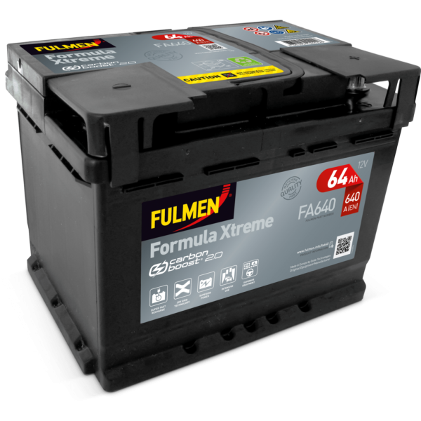 Batería Fulmen FA640. 12V - 64Ah/640A (EN) Caja L2