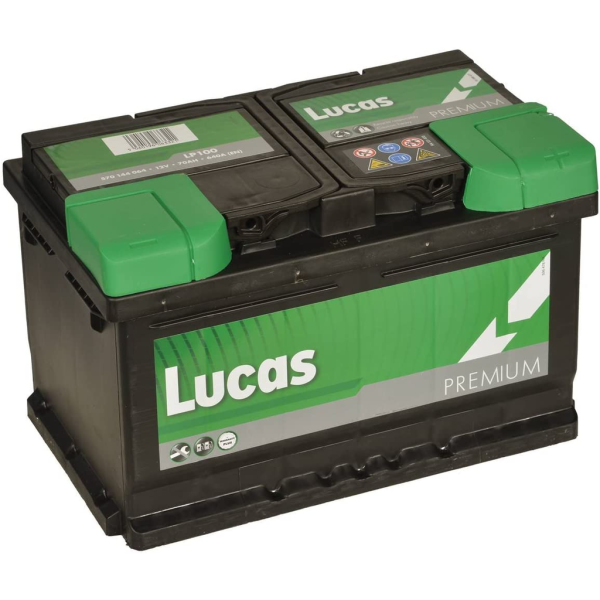 Batería Lucas LP100 Premium. 12V - 72Ah/680A (EN) Caja LB3 (278x175x175mm)