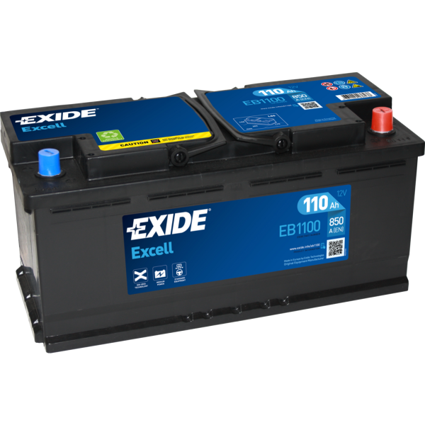 Batería Exide EB1100 Excell. 12V - 110Ah/850A (EN) Caja L6