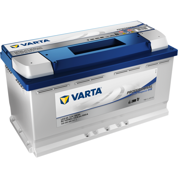 Batería Varta LED95 Dual Purpose Efb. 12V - 83Ah/800A (EN) Caja L5 (353x175x190mm)