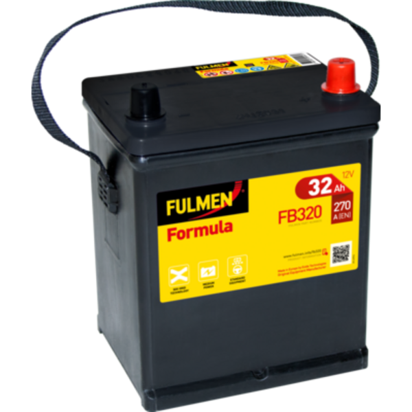 Batería Fulmen FB320 Formula. 12V - 32Ah/270A (EN) (178x135x225mm)