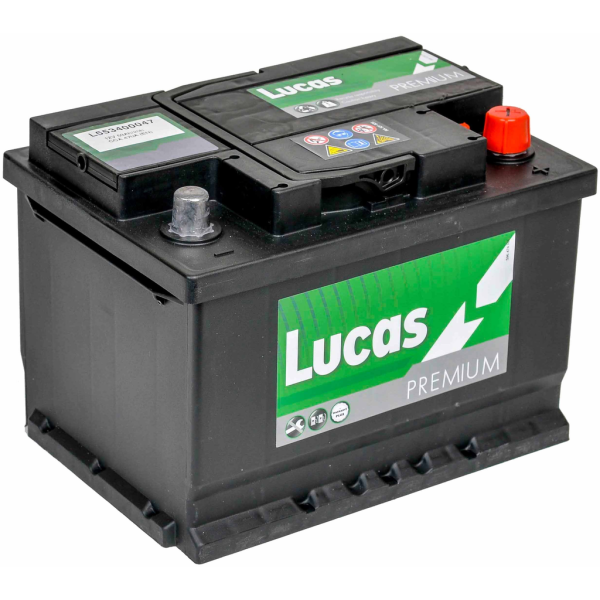 Batería Lucas LP065 Premium. 12V - 53Ah/470A (EN) Caja LB2 (243x175x175mm)